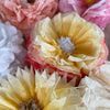Tissue Paper Flower Set | Yellow | Conscious Craft